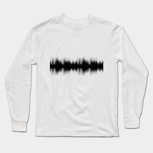 Sound waves design Long Sleeve T-Shirt